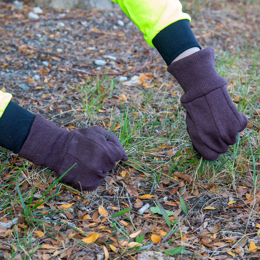 Guantes de jersey para damas, peso estándar, poliéster/algodón, No. 1402