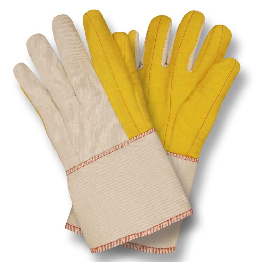 Guantes de algodón para tareas domésticas, Guantelete, Lona trasera, PE No. 2316G