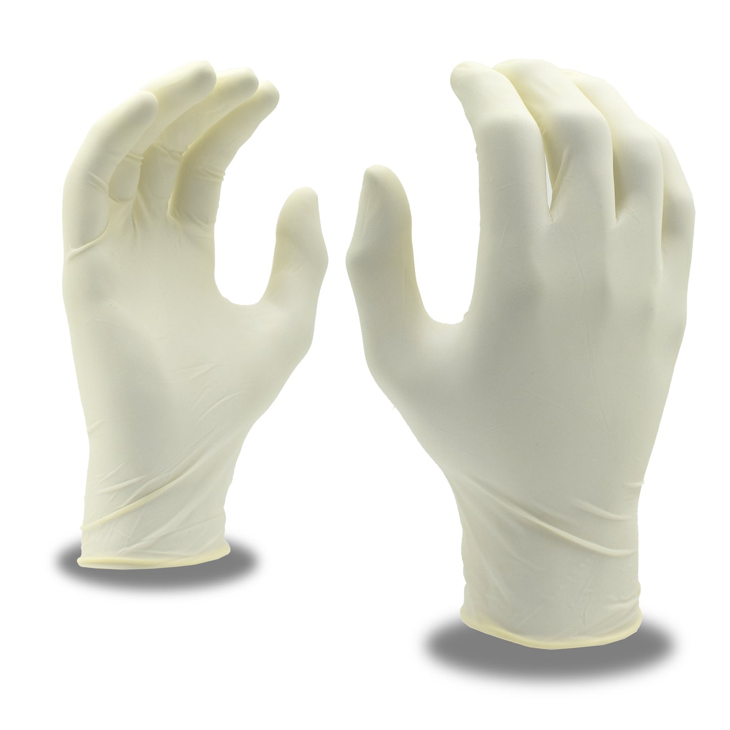 Guantes de Látex desechable, sin polvo, 4.5 mil, blanco No. 4020