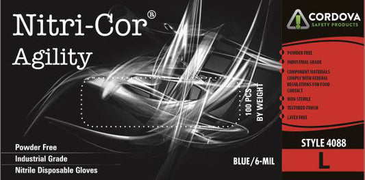 Guantes desechables de nitrilo, Nitri-Cor® Agility, No. 4088