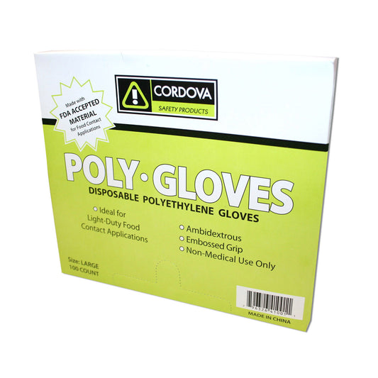 Guantes desechables de polietileno, polybag, baja densidad, transparente No. 4130L