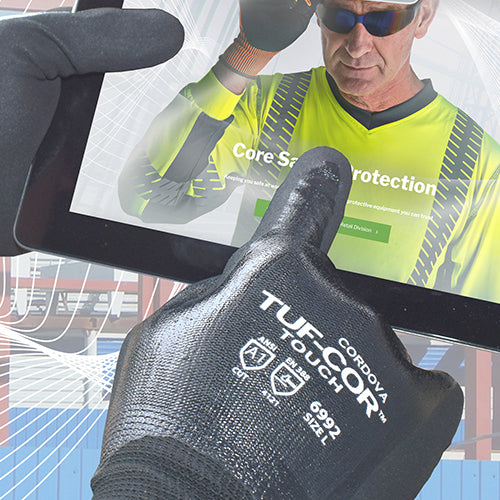 Guantes Tuf-Cor Touch™, Nitrilo, A1 No. 6992