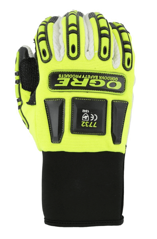 Guantes para actividad de alto impacto OGRE®, Canvas Palm, Hipora® + Thinsulate™ Forrado, No. 7732