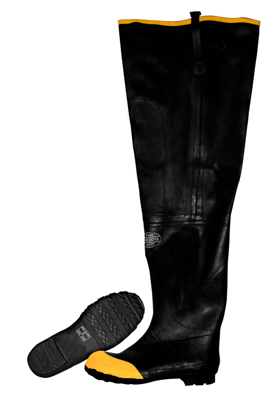 Botas de caucho, cadera, punta de acero BHS