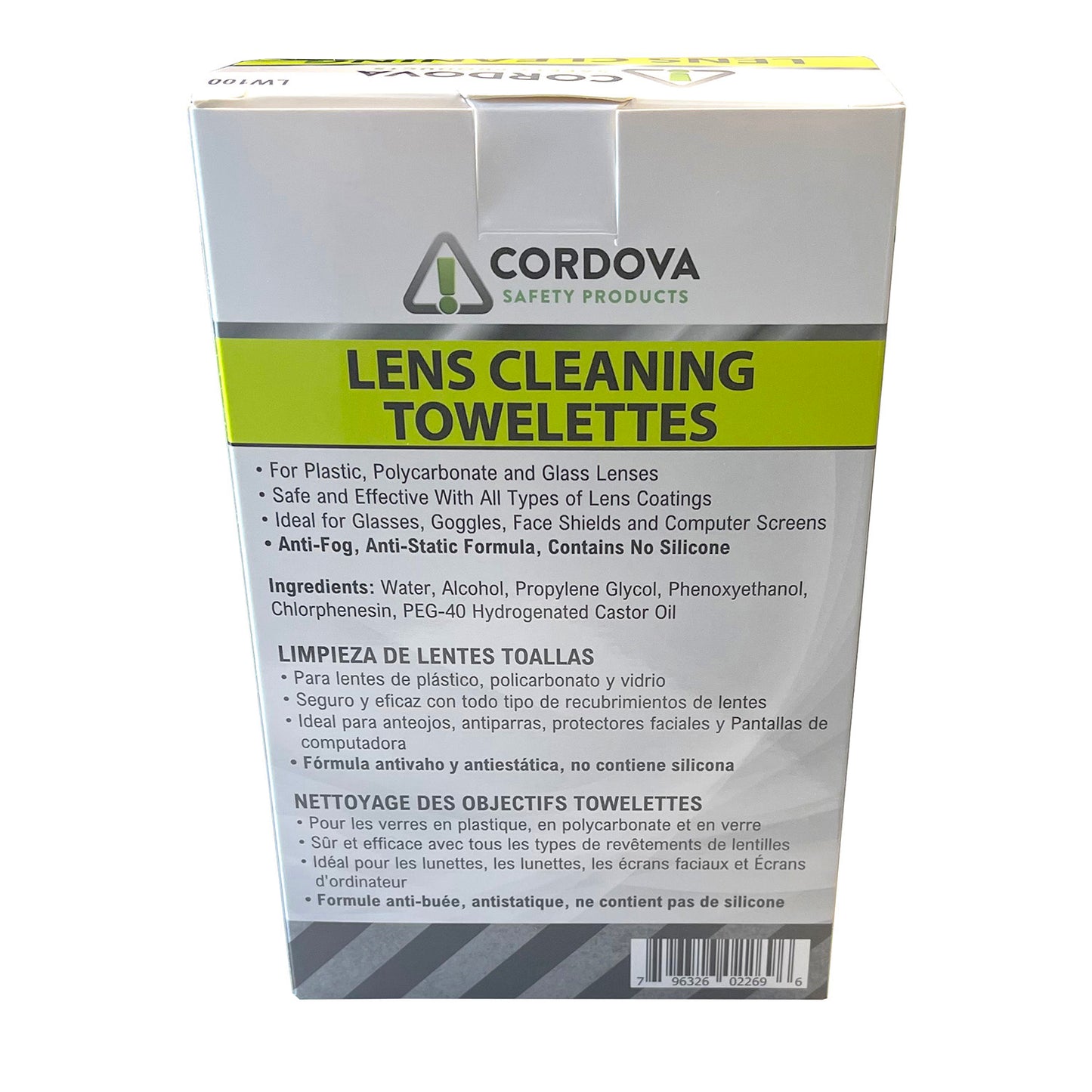 Toallitas para lentes