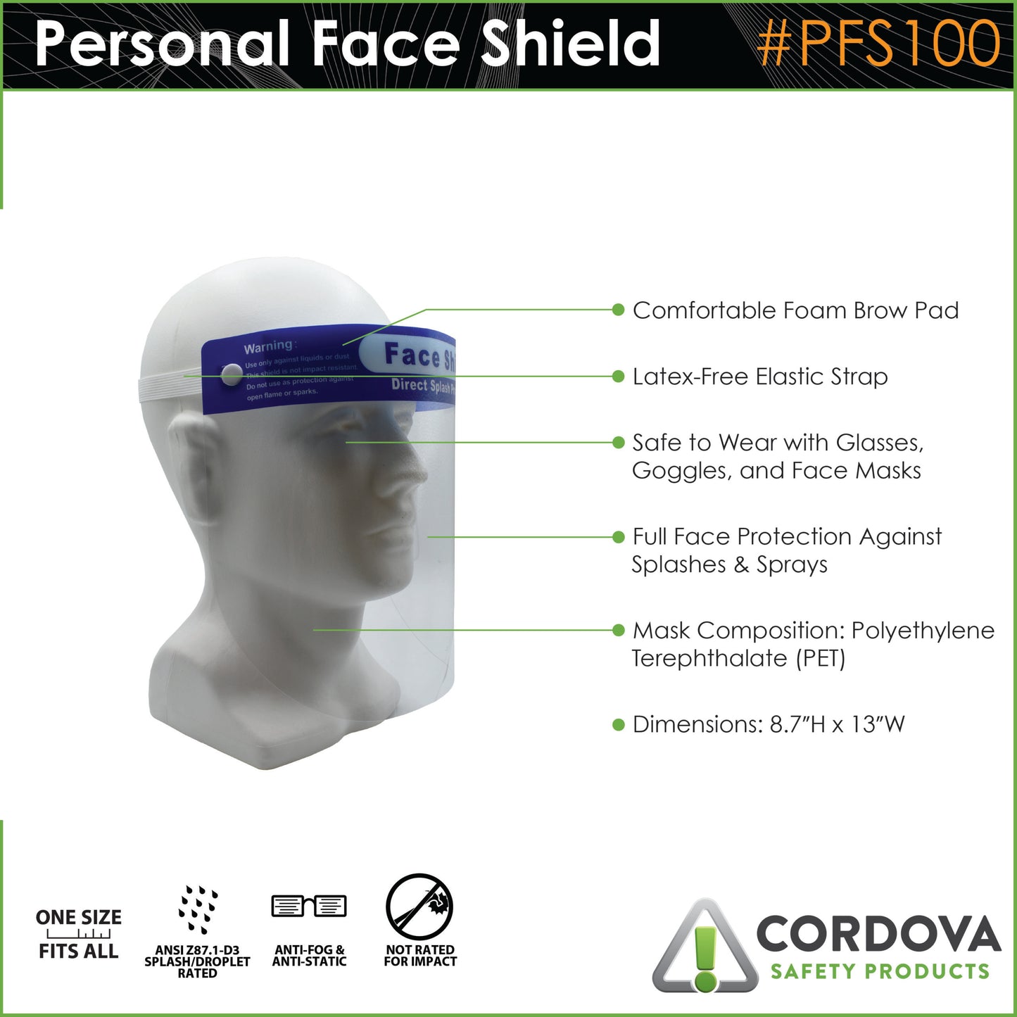 Careta protectora No. PFS100