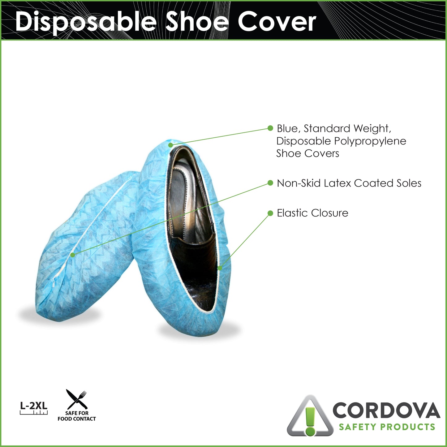 Cubre zapatos, Polipropileno, No. SC40