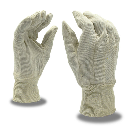 Guantes de lona de algodón, banda superior, 8 oz No. 2000B