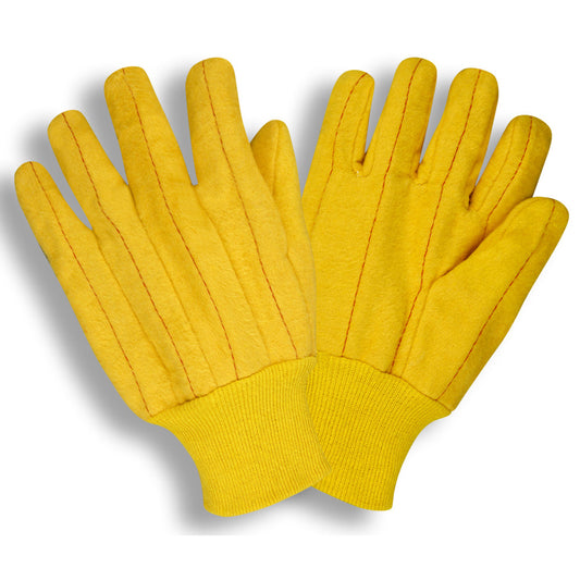 Guantes de algodón para tareas domésticas, amarillo, PE No. 2318