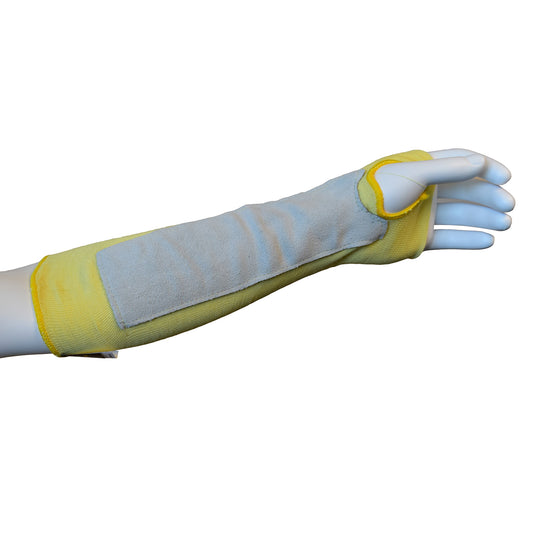 Funda, Kevlar®, Ranura para pulgar, Cuero, 14 pulgadas, A3 No. 3014TLP