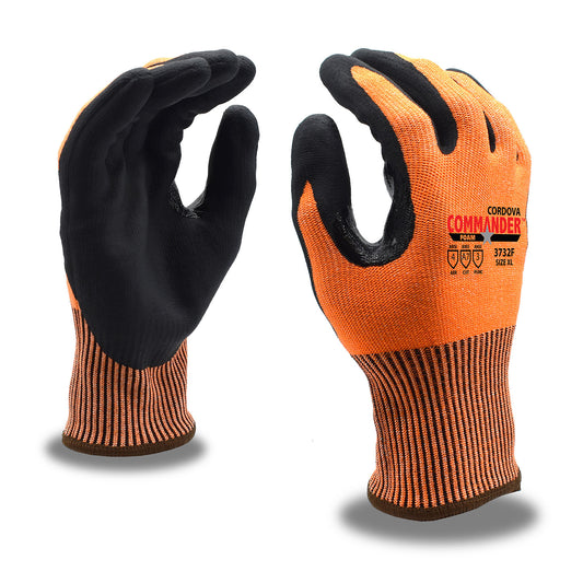 Guantes ESPUMA COMMANDER™, HPPE/vidrio/acero, A7 No. 3732F