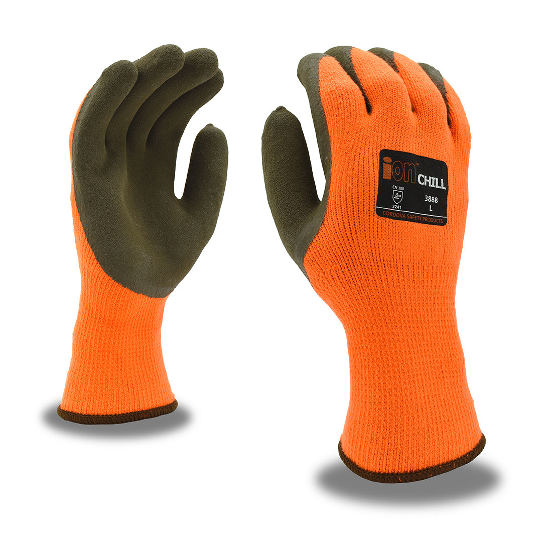 Guantes ION-CHILL™, Látex, Arena, Térmico No. 3888