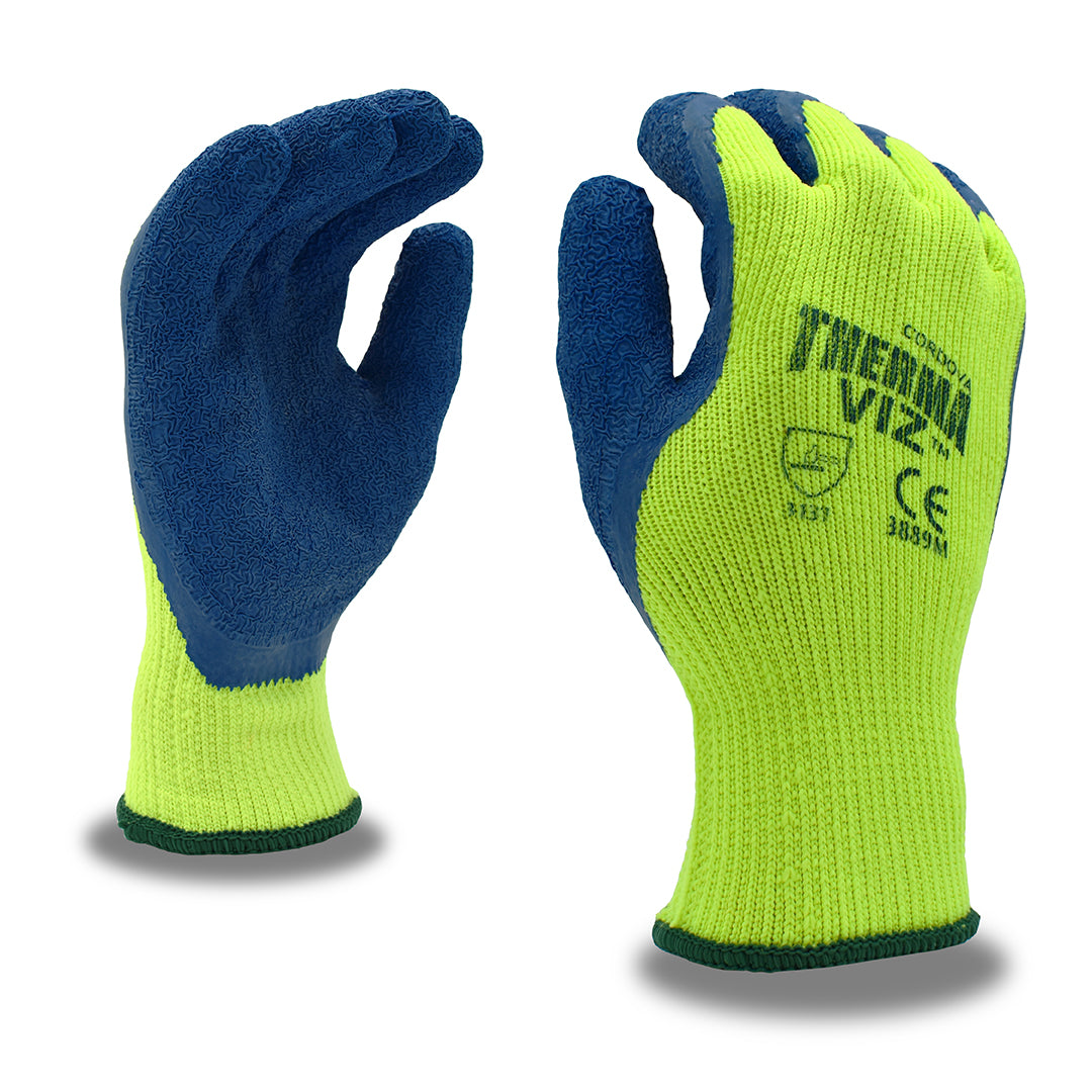 Guantes Therma-Viz™, Látex, Arrugado, Térmico No. 3889