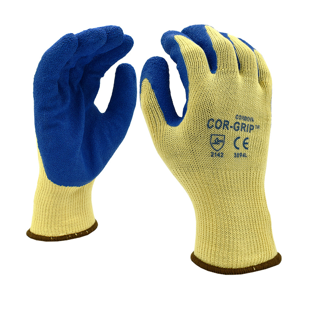 Guantes COR-GRIP II™, Látex, Arrugado No. 3894