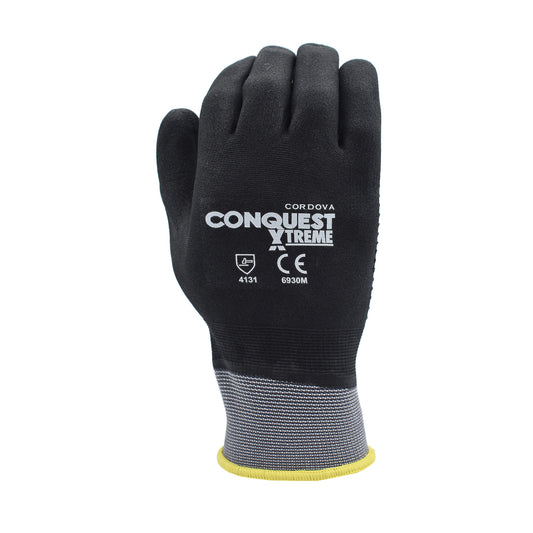 Guantes Conquest Xtreme™, Nitrilo, Espuma, Puntos No. 6930