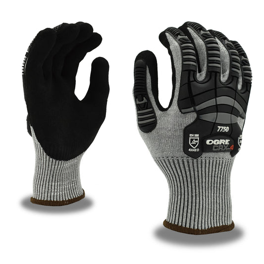 Guantes para actividad de alto impacto OGRE®CRX-3, nitrilo arenoso, A3, No. 7750