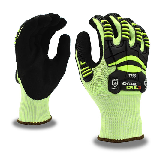 Guantes para actividad de alto impacto OGRE®CRX-3, nitrilo arenoso, A3 No. 7755