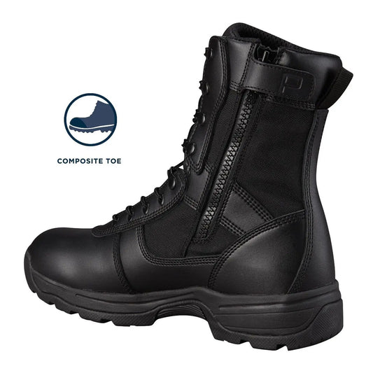 Propper Series 100® Bota impermeable con cremallera lateral de 8" Comp Toe